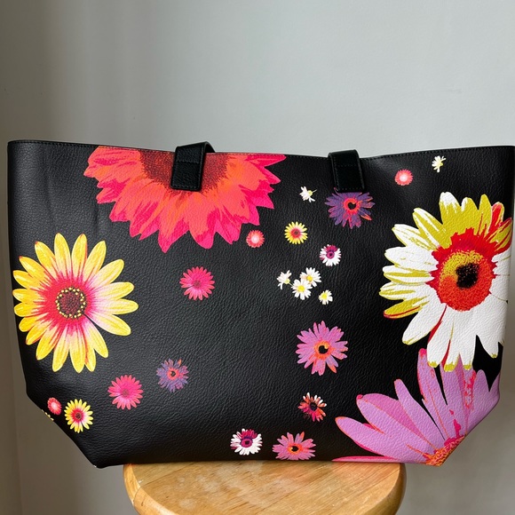 Desigual Reversible Floral Shopper Bag - Picture 5 of 8